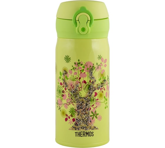 Термокружка THERMOS TREE JNL-350-SW, 0.35 литра, кристаллы SWAROVSKI, зеленый 311662