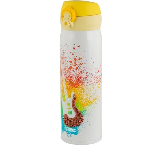 Термокружка THERMOS JNL-500-SW GUITAR 0.5 литра, кристаллы SWAROVSKI, белая 311686