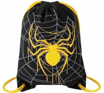 Мешок для обуви BRAUBERG Premium Venomous spider, карман, подкладка, светоотражайка, 43x33 см 271624