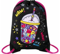 Мешок для обуви BRAUBERG Premium Pop style, карман, подкладка, светоотражайка, 43x33 см 271619