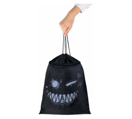Мешок для обуви BRAUBERG Don't be afraid с петлей, карман на молнии, 47x37 см 271609