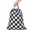 Большой удобный мешок для обуви BRAUBERG Black and white, с ручкой, 51x41 см 271595 4