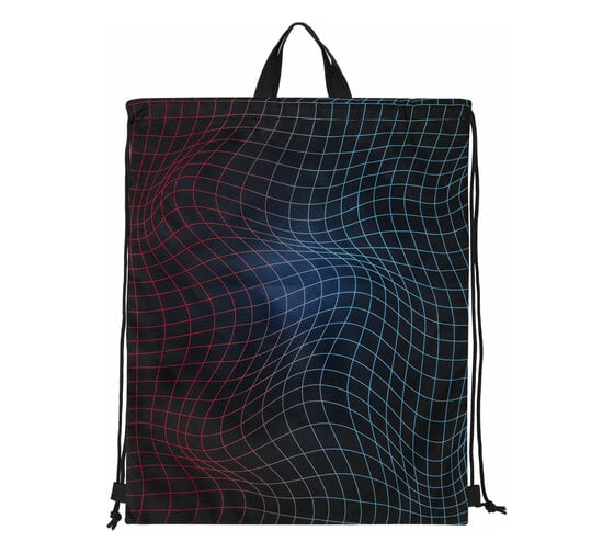 Большой удобный мешок для обуви BRAUBERG Neon web с ручкой, 51x41 см 271596