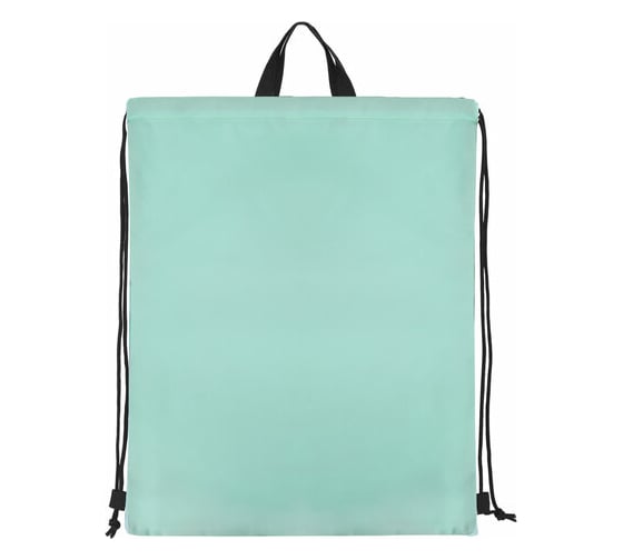Большой удобный мешок для обуви BRAUBERG Mint marble с ручкой, 51x41 см 271594