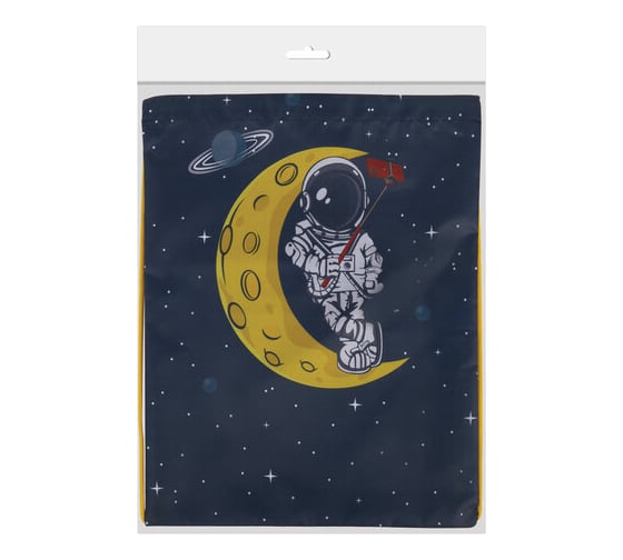 Мешок для обуви BRAUBERG Kids Spaceman, с петлей, 42x34 см 271628