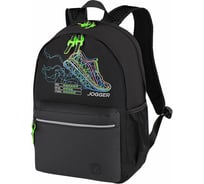Универсальный рюкзак BRAUBERG Fashion City Virtual sneaker, черный, 46x31x15 см 271671