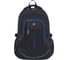 Универсальный рюкзак BRAUBERG High School 3 отделения, черный, синие детали, 46x31x18 см 271652 4