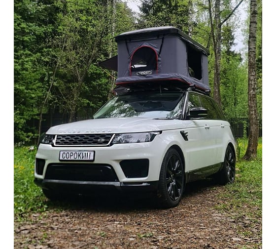 Палатка на крышу автомобиля Сорокин Mini-box, чёрная 33.4