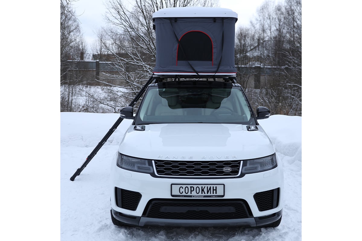 Палатка на крышу автомобиля Сорокин Mini-box, белая 33.6 - выгодная цена,  отзывы, характеристики, фото - купить в Москве и РФ