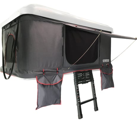 Палатка на крышу автомобиля Сорокин Mini-box, белая 33.6