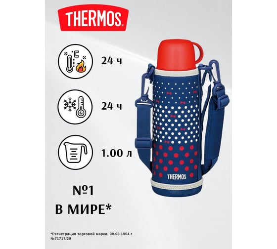 Термос из нержавеющей стали THERMOS FJJ-1000WF NVD 1L 561602