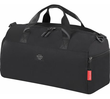 Спортивная сумка BRAUBERG Move, карман для мокрых вещей, отделение для обуви, черная, 45x21x20 см 271690