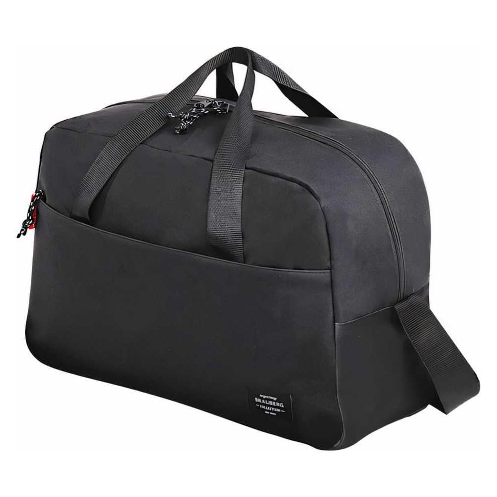 Спортивная сумка BRAUBERG Move с карманом, черная, 45x30x20 см 271689 ...