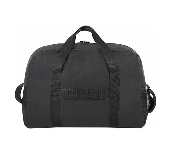 Спортивная сумка BRAUBERG Move с карманом, черная, 45x30x20 см 271689