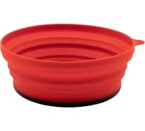 Силиконовая тарелка с пластиковым дном Tramp 15x15x8.5, терракотовый TRC-123