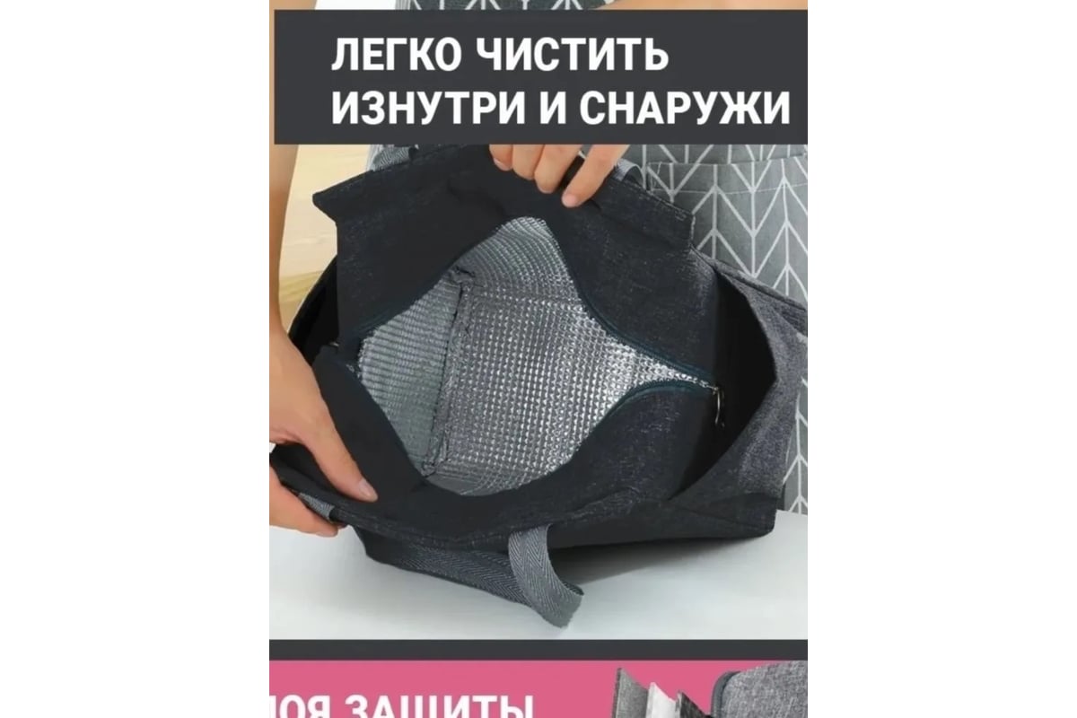 Термосумка ZDK Homium Basic, черный cb-black - выгодная цена, отзывы ...