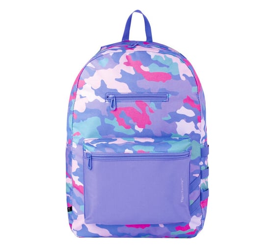 Молодежный рюкзак TIGER FAMILY Muse Desire, сити-формат, голубой камуфляж, 45x29x14 см 228964