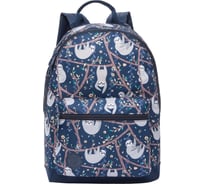 Молодежный рюкзак Grizzly Rx-023-7/1 Ленивцы, 1 отделение, 38x26x12 см 229484