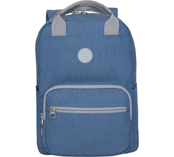 Молодежный джинсовый рюкзак Grizzly Rx-026-7/2 карман для ноутбука, 38x27x15 см 270492