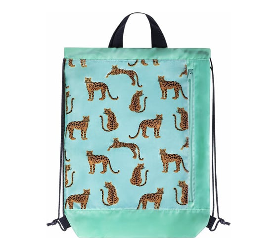 Мешок для обуви ЮНЛАНДИЯ Wild Cats с ручками, боковой карман на молнии, 46x36 см 271614