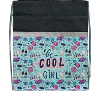 Мешок для обуви SCHOOLFORMAT STAY COOL 42x34 см, для девочек, с карманом МОМК-СКУ