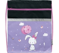 Мешок для обуви SCHOOLFORMAT CUTE RABBIT 42x34 см, для девочек, с карманом МОМК-МРЛ