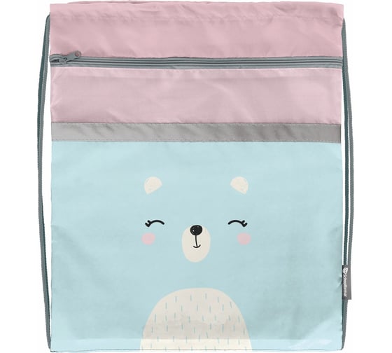 Мешок для обуви SCHOOLFORMAT FLUFFY AND SWEET 42x34 см, для девочек, с карманом МОМК-ФСВ