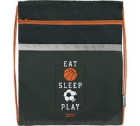 Боьшой мешок для обуви SCHOOLFORMAT PLAY BALL 49x41 см, для мальчиков, с карманом МОБК-ПЛБ