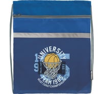 Мешок для обуви SCHOOLFORMAT BASKETBALL 42x34 см, для мальчиков, с карманом МОМК-БСК