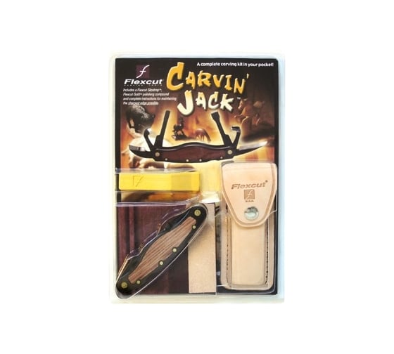 Резчицкий складной нож, правый, 6 лезвий Flexcut Carvin' Jack ETD JKN91
