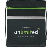 Универсальный мешок для обуви SCHOOLFORMAT NO LIMIT 42x34 см, с карманом МОМК-НЛМ
