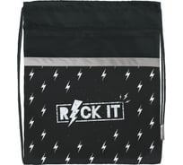 Универсальный мешок для обуви SCHOOLFORMAT ROCK IT 42x34 см, с карманом МОМК-РИТ