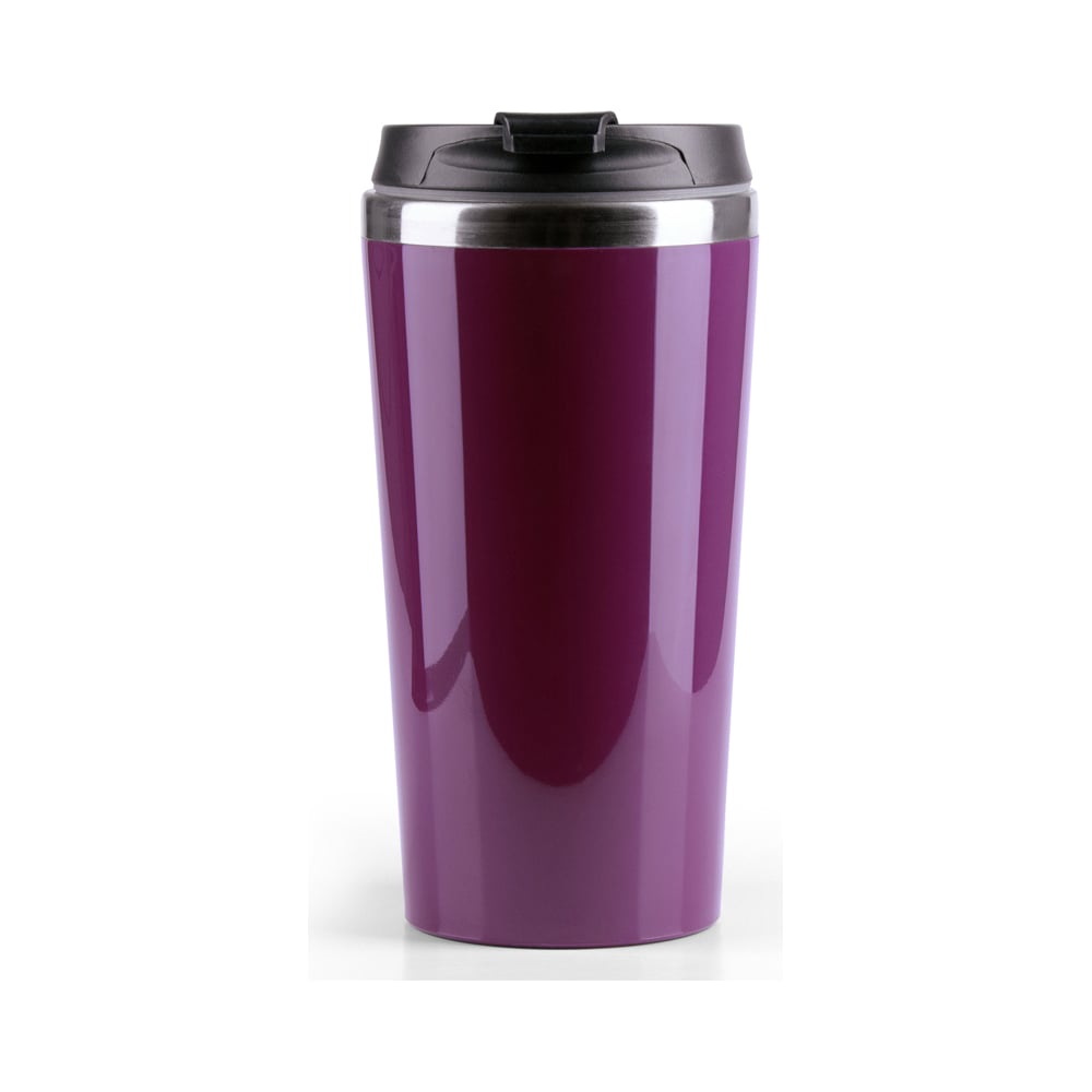 Термобутылка BAROUGE Travel Tumbler фиолетовая, из нержавеющей стали, с  крышкой на резьбе BT-055 400 мл/фиолетовый/стакан - выгодная цена, отзывы,  характеристики, фото - купить в Москве и РФ