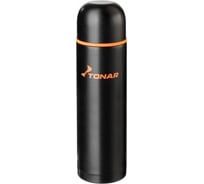 Термос Тонар hs.tm-026 1200мл, черный, дополнительная пластиковая чашка 00000149727
