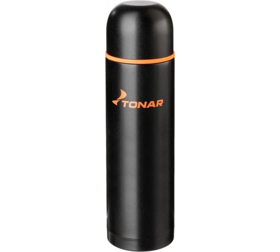 Термос Тонар hs.tm-026 1200мл, черный, дополнительная пластиковая чашка 00000149727