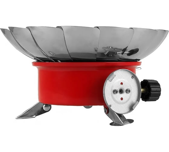 Газовая портативная плитка Tulips Tools пьезо, ветрозащита IG15-203