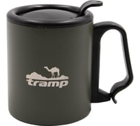Термокружка с поилкой и защёлкой Tramp оливковый TRC-020.12