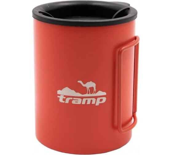Термокружка со складными ручками и поилкой Tramp терракотовый TRC-136.17