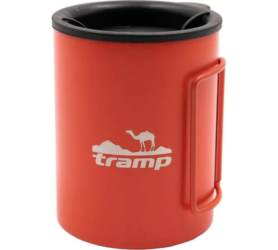Термокружка со складными ручками и поилкой Tramp терракотовый TRC-137.17