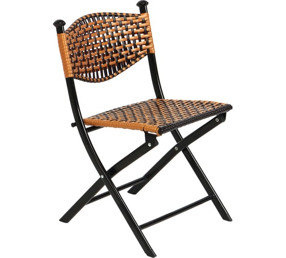 Складной садовый плетеный стул Inbloom 35x37x58см 175-012 1