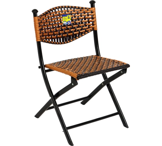 Складной садовый плетеный стул Inbloom 35x37x58см 175-012