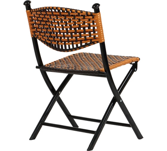 Складной садовый плетеный стул Inbloom 35x37x58см 175-012