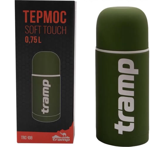 Термос Tramp Soft Touch 0.75 л, хаки TRC-1081