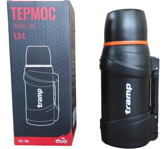 Термос Tramp Travel-1300 черный TRC-1382