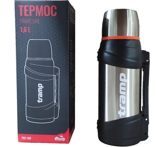 Термос Tramp Travel-1600 металлик TRC-1391