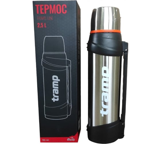 Термос Tramp Travel-2500 металлик TRC-1411
