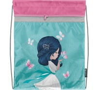 Мешок для обуви SCHOOLFORMAT MAGIC GIRL 42x34x0.5 см, 2 отделения, голубой, для девочек МОМК-МГЛ