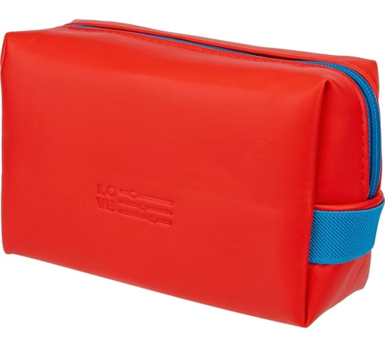 Косметичка HANDY HOME Вещицы 165х70х110, алый, синий YR04red 1