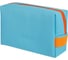 Косметичка Д165 Ш70 В110, цвет бирюзовый, оранжевый HANDY HOME YR04blue 1