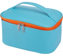 Косметичка Д220 Ш140 В120, цвет бирюзовый, оранжевый HANDY HOME YR05blue